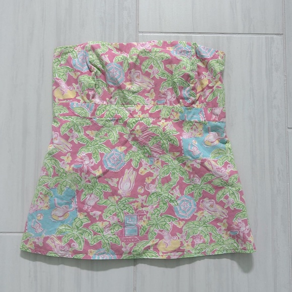 Lily Pulitzer Vintage Stapless Top size 6 - Picture 1 of 8